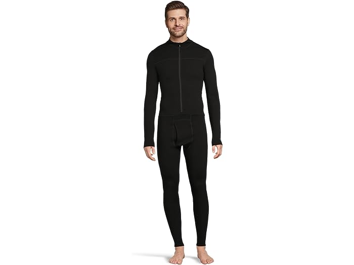 (取寄) スマートウール メンズ クラシック サーマル メリノ ベース レイヤー ワンピース Smartwool men Classic Thermal Merino Base Layer One-Piece Black