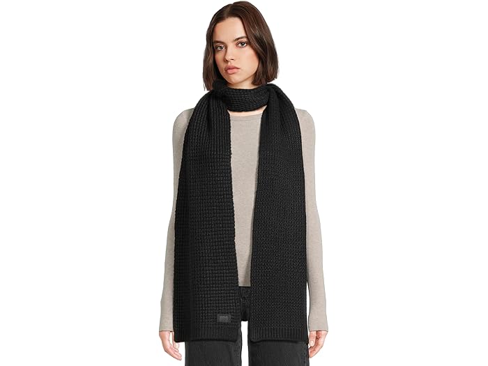 (取寄) アグ メンズ ワッフル スカーフ UGG men Waffle Scarf Black