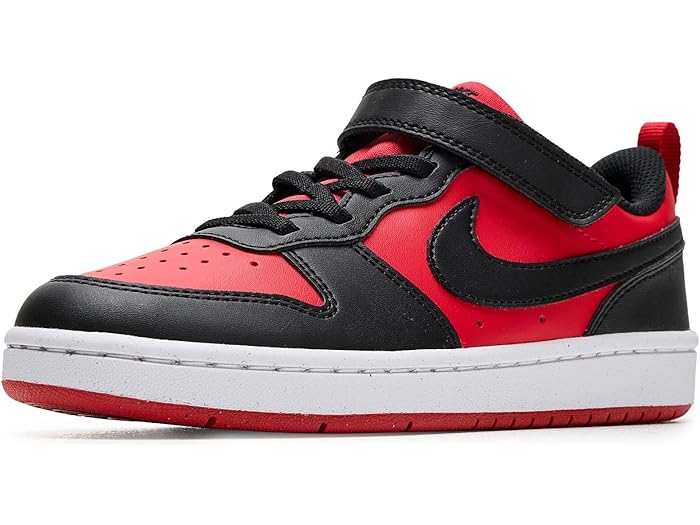 (取寄) ナイキ キッズ キッズ コート ボロー ロウ リクラフト (リトル キッド) Nike Kids kids Court Borough Low Recraft (Little Kid) University Red/Black/White