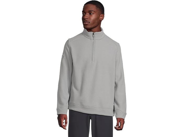 (取寄) キャロウェイ メンズ ロング スリーブ ワッフル 1/4-ジップ Callaway men Long Sleeve Waffle 1/4-zip Concrete