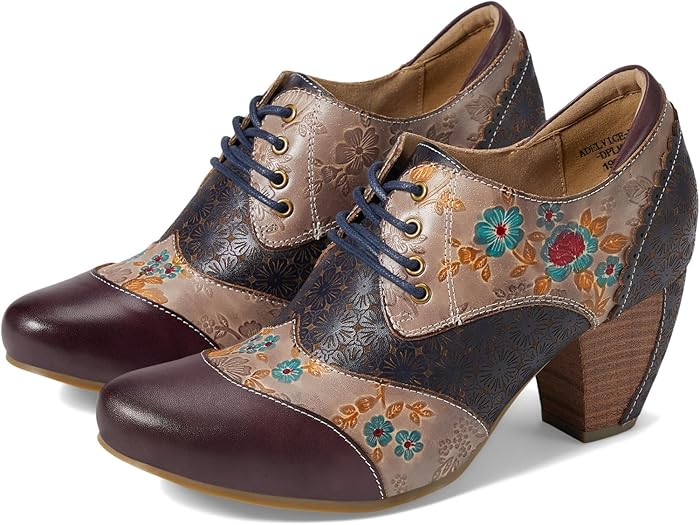 (取寄) ラルティストバイスプリングステップ レディース アデルヴィス-フルール L'Artiste by Spring Step women Adelvice-Fleur Dark Plum Multi