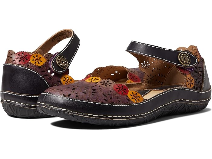 (取寄) ラルティストバイスプリングステップ レディース キサンドラ-フルール L'Artiste by Spring Step women Kysandra-Fleur Black Multi