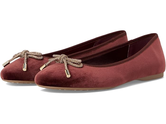 (取寄) バーディーズ レディース ザ ハミングバード バレエ フラッツ Birdies women The Hummingbird Ballet Flat Brandy Velvet Bow