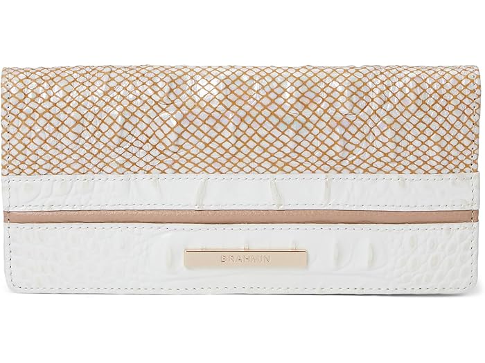 (取寄) ブラーミン レディース メルボルン アディ ウォレット Brahmin women Melbourne Ady Wallet Sea Salt White