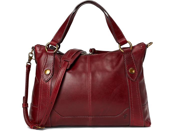 (取寄) フライ レディース メリッサ ミディアム サッチェル クロスボディ Frye women Melissa Medium Satchel Crossbody Berry Lacquer