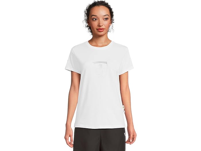 (取寄) プーマ レディース スクーデリア フェラーリ トーナル シールド T-シャツ PUMA women Scuderia Ferrari Tonal Shield T-shirt Puma White