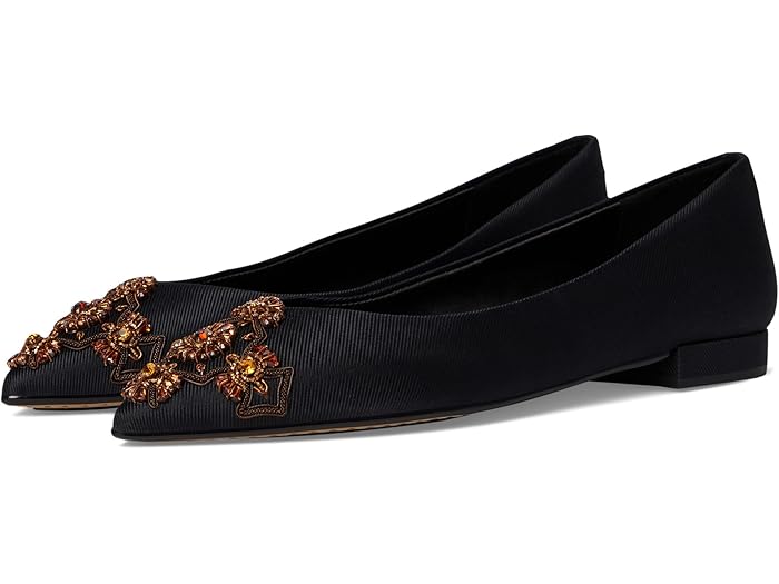 (取寄) バーディーズ レディース ザ ゴールドフィンチ 15 バレエ フラッツ Birdies women The Goldfinch 15 Ballet Flat Black Jeweled Silk 37,427円