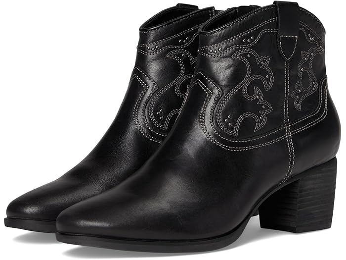 (取寄) エイトレックス レディース レーガン ウェスタン ヒールド ブーツ Aetrex women Reagan Western Heeled Boots Black