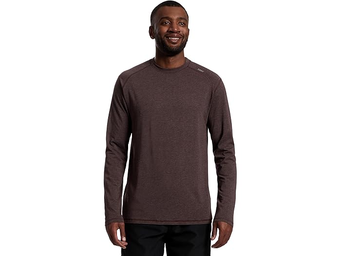 (取寄) TASC パフォーマンス メンズ カロルトン ロング スリーブ フィットネス T-シャツ tasc Performance men Carrollton Long Sleeve Fitness T-Shirt Mocha Heather