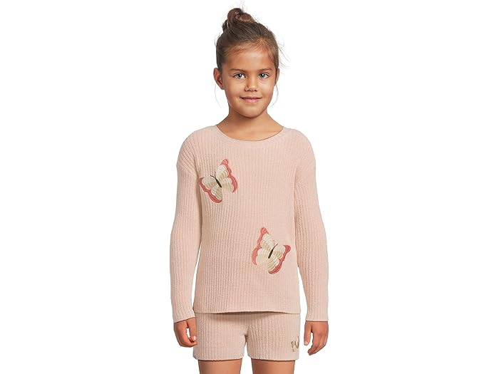(取寄) ベアフットドリームス キッズ ガールズ コージーシック ウルトラ ライフ トドラー バタフライ Barefoot Dreams Kids girls Cozychic Ultra Lite Toddler Butterfly Set(Toddler) Dusty Rose