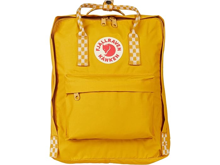 (取寄) フェールラーベン Fjllrven Fjallraven Kanken Ochre/Chess Pattern