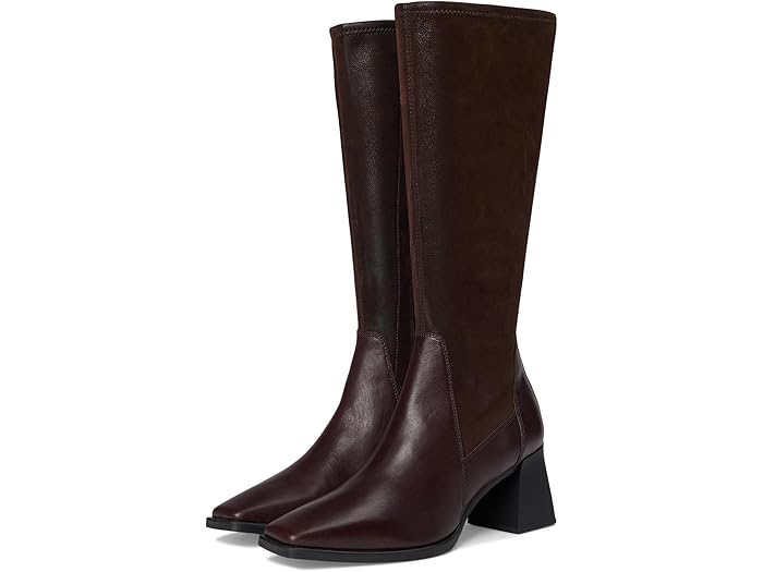 (取寄) バガボンド シューメーカーズ レディース ヘッダ レザー トール ストレッチ ブーツ Vagabond Shoemakers women Hedda Leather Tall Stretch Boots Chocolate