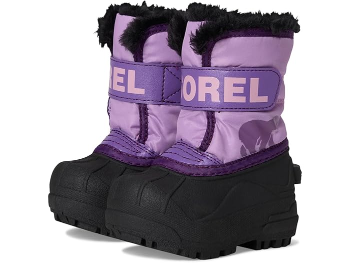 (取寄) ソレル キッズ キッズ スノー コマンダー (ビッグ キッド) SOREL Kids kids Snow Commander (Big Kid) Gumdrop/Purple Violet