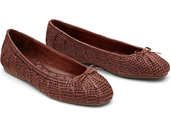 (取寄) バーディーズ レディース ハミングバード ラフィア フラッツ Birdies women Hummingbird Raffia Flat Walnut