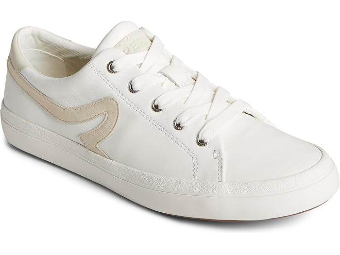 (取寄) スペリー レディース サンディー LTT レザー W/ ウェーブ Sperry women Sandy LTT Leather w/ Wave White