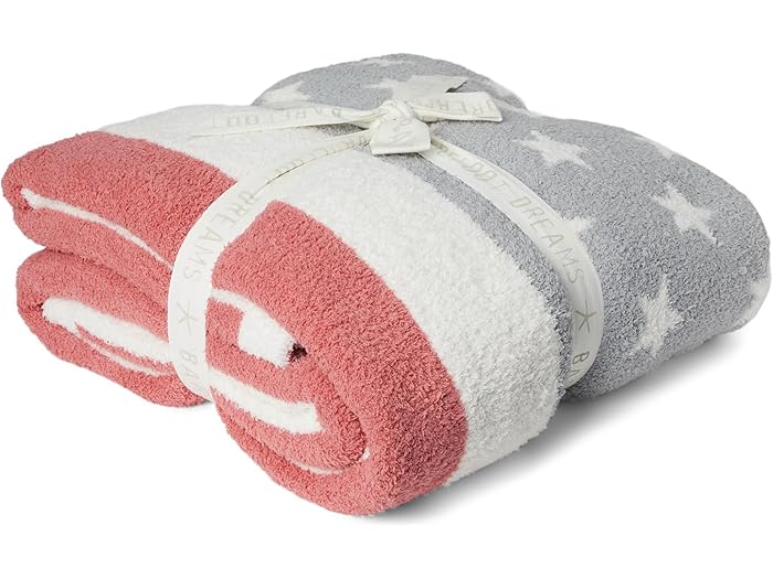 (取寄) ベアフットドリームス コージシック アメリカン フロッグ ブランケット Barefoot Dreams Cozychic American Flag Blanket Moonwater Multi