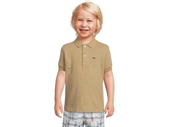 (取寄) ラコステ キッズ ボーイズ ペティ ピケ ポロ (リトル キッド) Lacoste Kids boys Petit Pique Polo (Little Kid) Viennois Heather