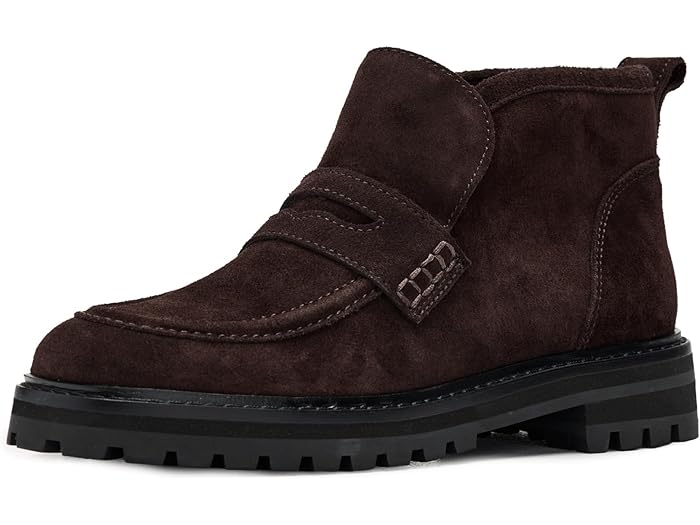 (取寄) メイドウェル レディース ロリー ラグ ローファー ブーティ - スエード Madewell women Rory Lug Loafer Bootie - Suede Coffee Bean