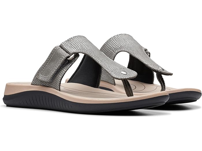 (取寄) クラークス 靴 レディース グライド ウォーク Clarks women Glide Walk Pewter Synthetic