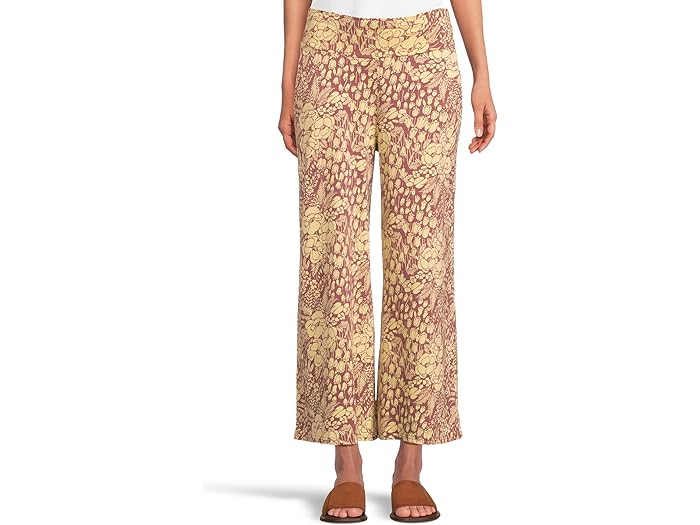 (取寄) トードアンドコー レディース チャカ ワイド レッグ クロップ パンツ Toad&Co women Chaka Wide Leg Crop Pants Purple Agate Garden Print
