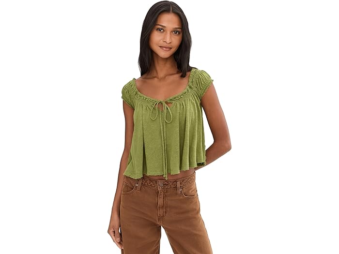 (取寄) フリーピープル レディース ウィー ザ フリー ダリア ティー Free People women We The Free Dahlia Tee Cardamon Seed