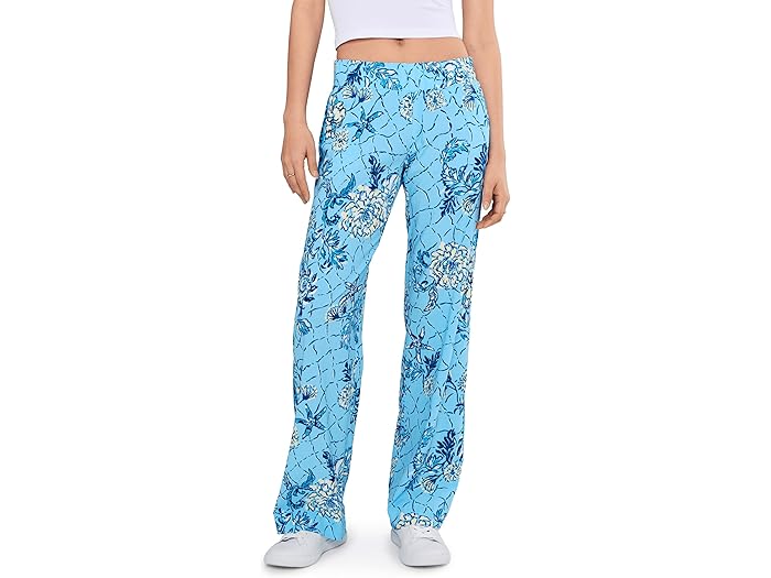 (取寄) リリー ピュリッツァー レディース ボール ハーバー ストレッチ パラッツォ Lilly Pulitzer women Bal Harbour Stretch Palazzo Bellevue Blue Breakers Beach Engineered Pant