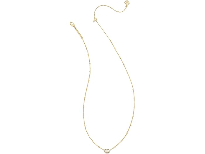 (取寄) ケンドラスコット レディース ミニ イライザ サテライト ショート ペンダント ネックレス Kendra Scott women Mini Elisa Satellite Short Pendant Necklace Gold Ivory Mother Of Pearl