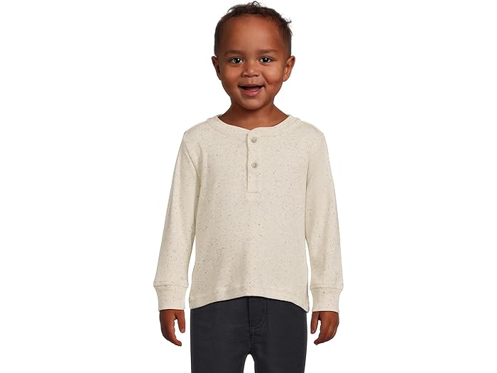 (取寄) ジャニー アンド ジャック ボーイズ テクスチャー ヘンリー (インファント) Janie and Jack boys Textured Henley (Infant) Ivory