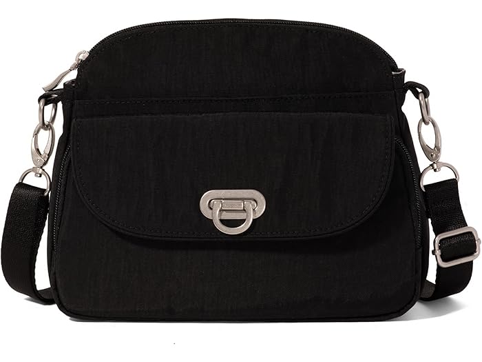 (取寄) バッガリーニ レディース コースタル フリップ ロック クロスボディ Baggallini women Coastal Flip Lock Crossbody Black