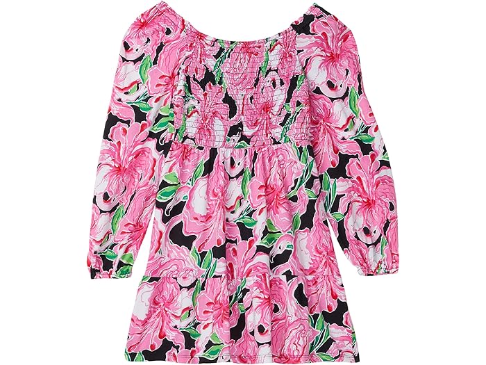 (取寄) リリー ピュリッツァー キッズ ガールズ ミニ ジリー ロング スリーブド D (リトル キッド/ビッグ キッド) Lilly Pulitzer Kids girls Mini Jilly Long Sleeved D (Little Kid/Big Kid) Onyx Party All The Time