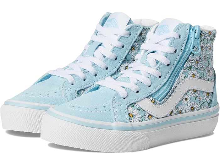 (取寄) バンズ キッズ キッズ Sk8-ハイ リイシュー サイド ジップ (リトル キッド) Vans Kids kids Sk8-Hi Reissue Side Zip (Little Kid) Daisies Blue/True White
