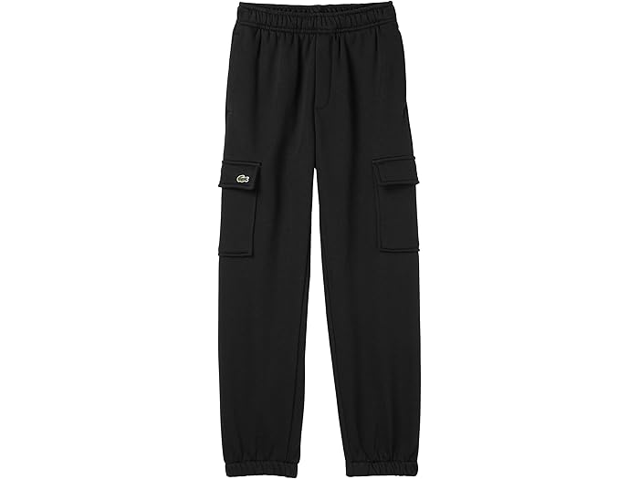 (取寄) ラコステ キッズ ボーイズ カーゴ フリース パンツ (ビッグ キッド) Lacoste Kids boys Cargo Fleece Pants (Big Kid) Noir