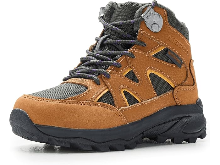 (取寄) メレル キッズ キッズ モアブ スピード 2 ピーク ウォータープルーフ (リトル キッド/ビッグ キッド) Merrell Kids kids Moab Speed 2 Peak Waterproof (Little Kid/Big Kid) Tan/Olive
