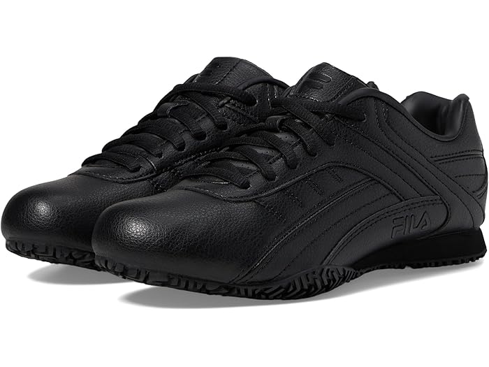 (取寄) フィラ レディース メモリー エレー 5 スリップ レジスタント Fila women Memory Elleray 5 Slip Resistant Black/Black/Black
