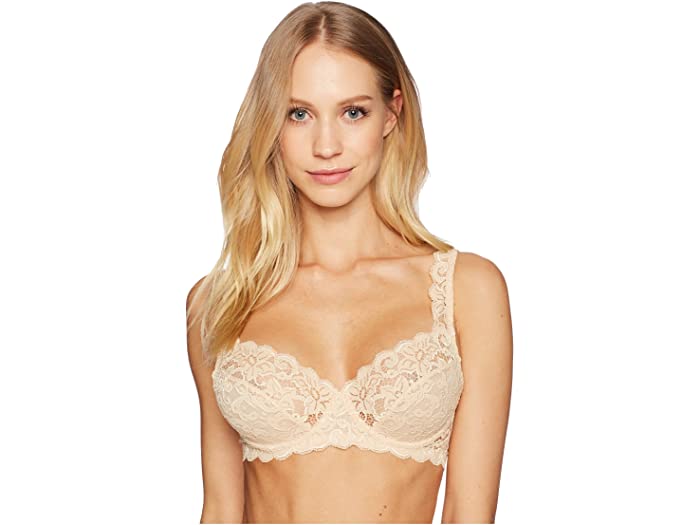 (取寄) ハンロ レディース ラグジュアリー モーメント アンダーワイヤー ブラ Hanro women Luxury Moments Underwire Bra Beige