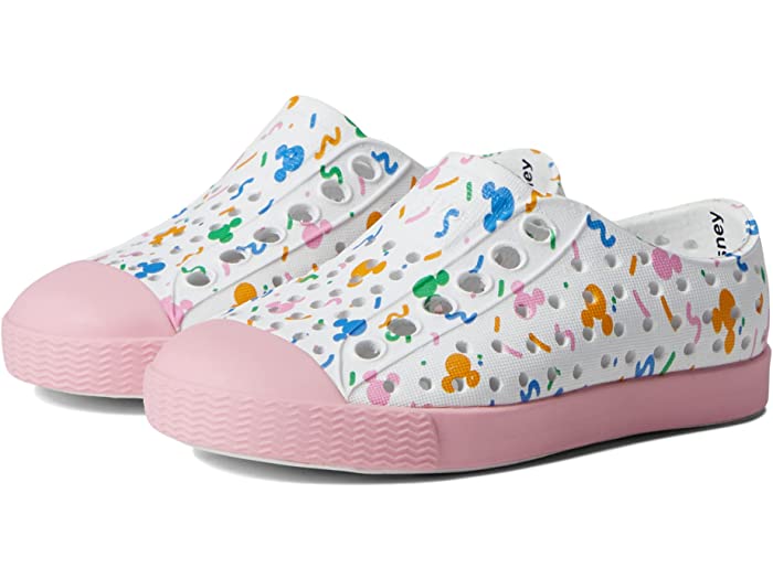 本格派ま 取寄 ネイティブシューズ キッズ ガールズ ジェファーソン ディズニー プリント トドラー Native Shoes Kids Girls Jefferson Disney Print Toddler Shell White Princess Pink Pastel Rad Confetti Fucoa Cl