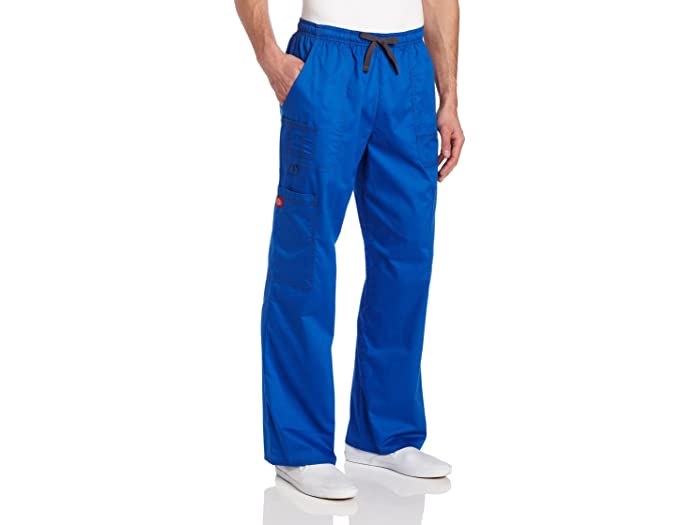 取寄 ディッキーズ メンズ ゲン フレックス メン スクラブズ パンツ ドローストリング カーゴ 81003 Dickies men Gen Flex  Men Scrubs Pant Drawstring Cargo Royal Blue 上質で快適