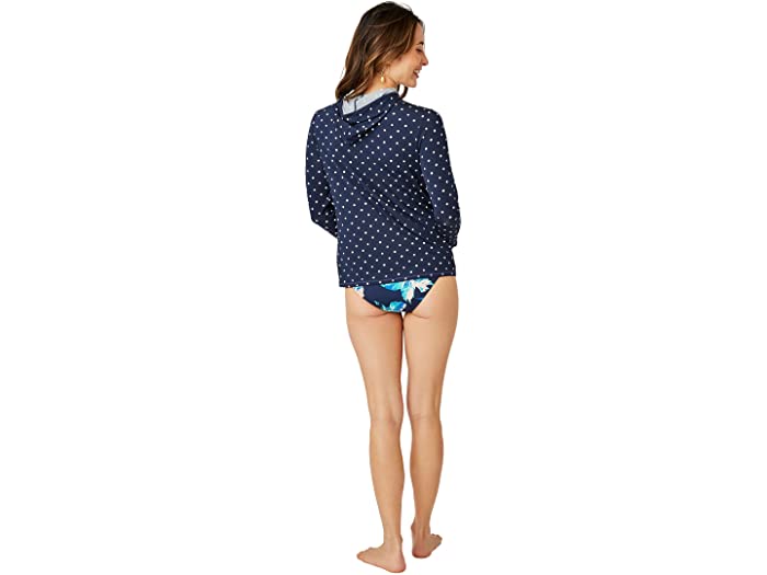 (取寄)カーヴデザインレディースアラニサンシャツCarveDesignswomenAlaniSunshirtNavyPolkaDot