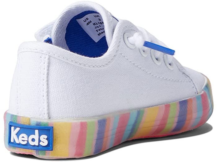 はサイズに】 (取寄) ケッズ キッズ ガールズ キックスター シーズナル (トドラー/リトル キッズ) Keds Kids girls  Kickstart Seasonal (Toddler/Little Kid) White/Rainbow：スウィートラグ はサイズに -  shineray.com.br