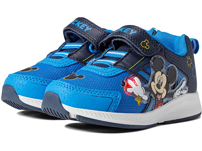 最大87 Offクーポン 取寄 ジョスモ キッズ ボーイズ ミッキー ライテッド スニーカー トドラー リトル Josmo Kids Boys Mickey Lighted Sneaker Toddler Little Kid Blue Fucoa Cl