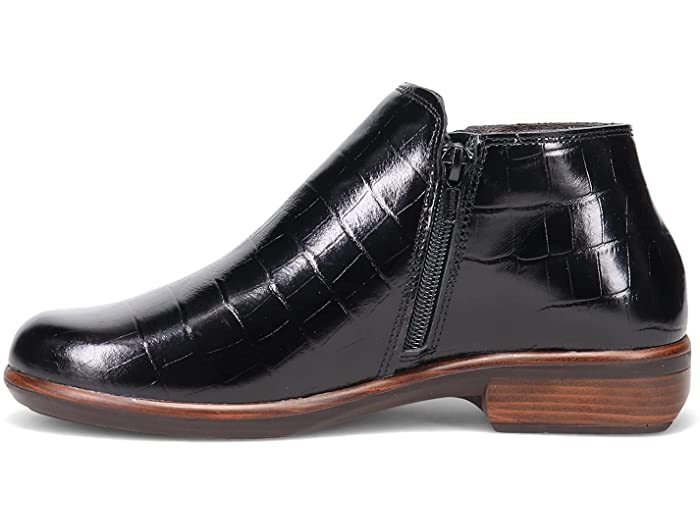 搬入設置サービス付 (取寄) ナオト レディース ヘルム Naot women Helm Black Croc | gratiae.co.il