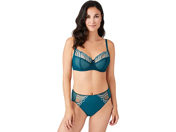 (取寄) ワコール レディース エボカティブ エッジ ブラ 855304 Wacoal women Evocative Edge Bra 855304 Deep Teal