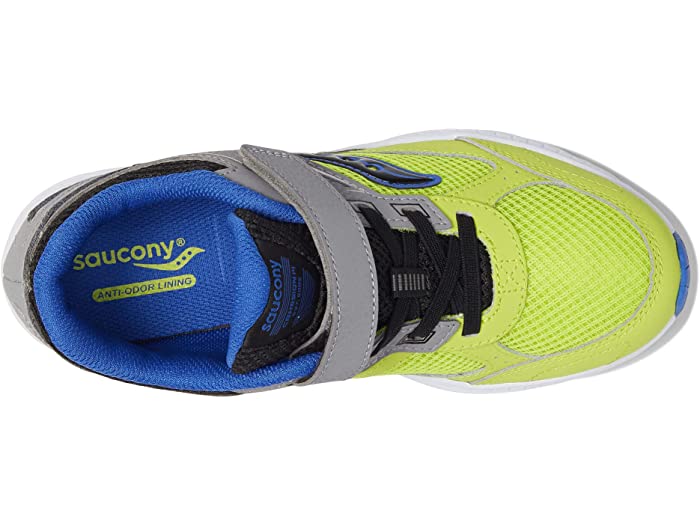 大特価 取寄 サッカニー キッズ ボーイズ コーヒージョン 14 A C リトル ビック Saucony Kids Boys Cohesion Little Kid Big Grey Acid Lime Fucoa Cl