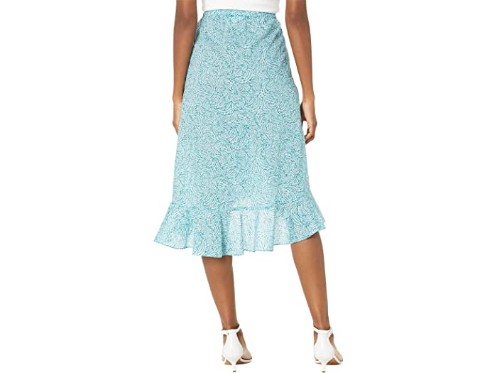 ギフ_包装 取寄 マイケルコース レディース ピティート ウズマキ ラップ スカート MICHAEL Michael Kors women  Petite Uzumaki Wrap Skirt Turquoise fucoa.cl