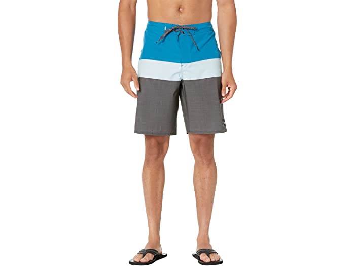 定価 取寄 クイックシルバー メンズ サーフシルク パネル 20 ボードショーツ Quiksilver men Surfsilk Panel  Boardshorts Blue Grey fucoa.cl