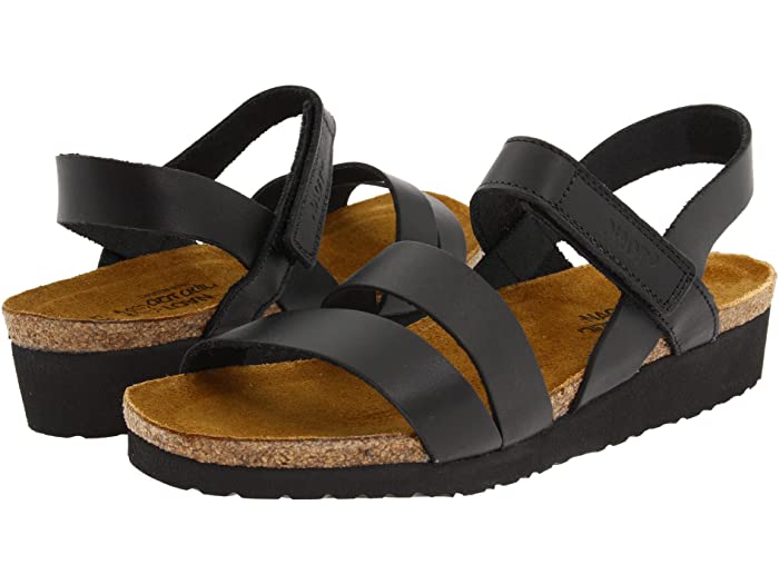 (取寄) ナオト レディース ケーラ Naot women Kayla Black Matte Leather