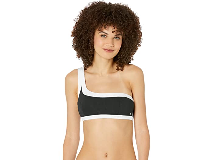 (取寄) リップ カール ハバナ ソリッド ワン ショルダー トップ Rip Curl Havana Solid One Shoulder Top Black