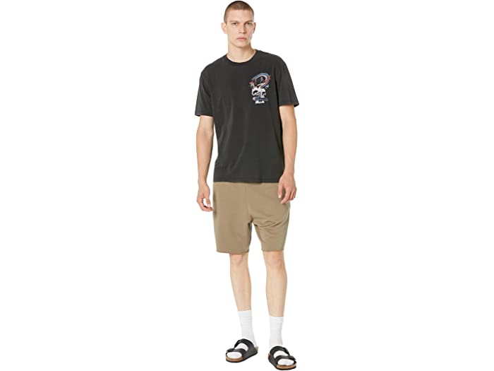 (取寄)オールセインツショートスリーブクルーAllSaintsSnakepitShortSleeveCrewWashedBlack