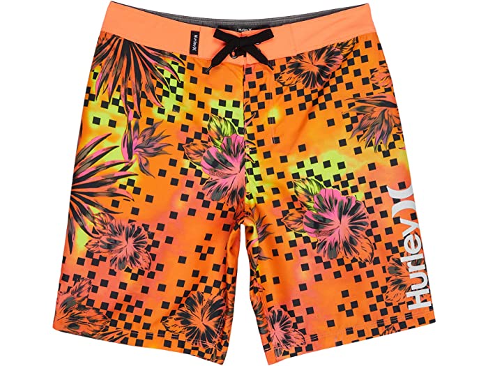 最大69%OFFクーポン 取寄 ハーレー キッズ ボーイズ フローラル チェッカード ボードショーツ ビッグ Hurley Kids boys  Floral Checkered Boardshorts Big Bright Mango fucoa.cl