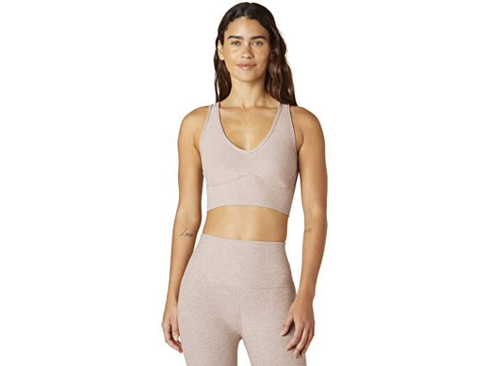 (取寄) ビヨンドヨガ レディース スペースダイ ロング ブラ Beyond Yoga women Spacedye Long Line Bra Chai